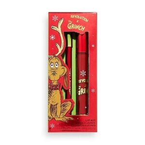 🆕 Makeup Revolution x The Grinch - Little Max Lip Kit